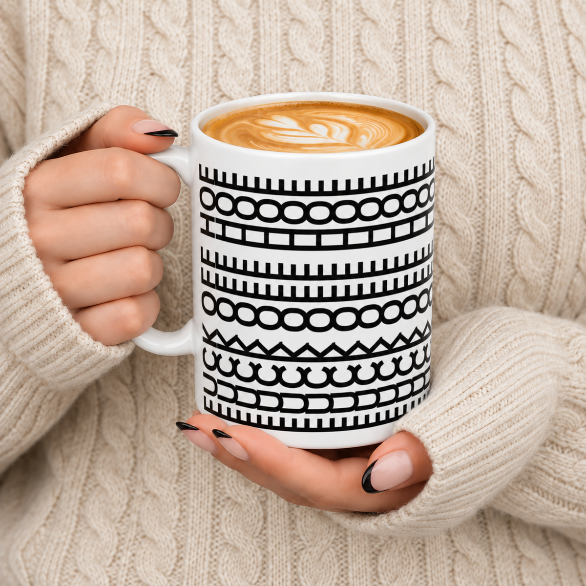 F Off Hidden Message Mug – Savage Coffee Gift for Your Work Bestie
