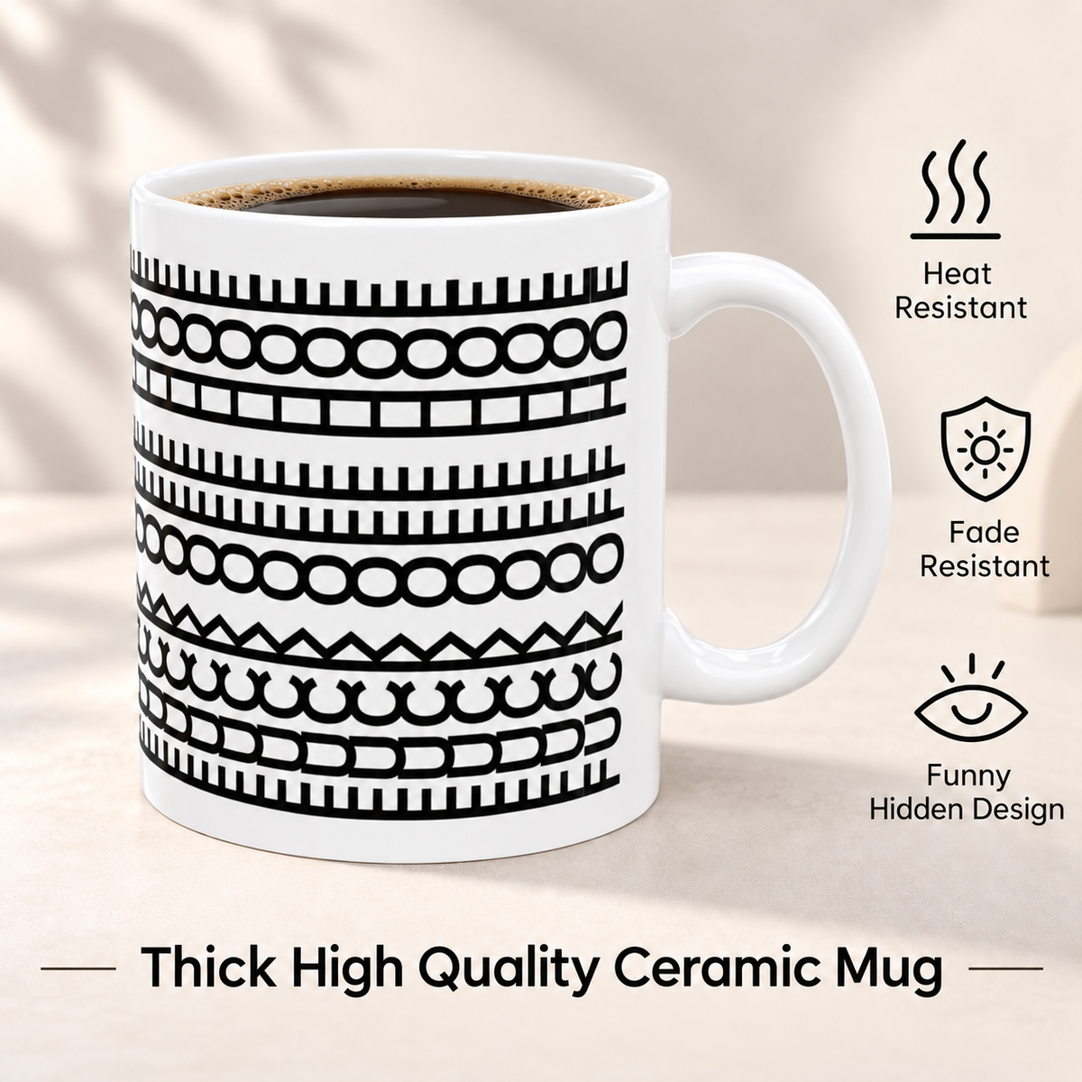 F Off hidden message coffee mug
