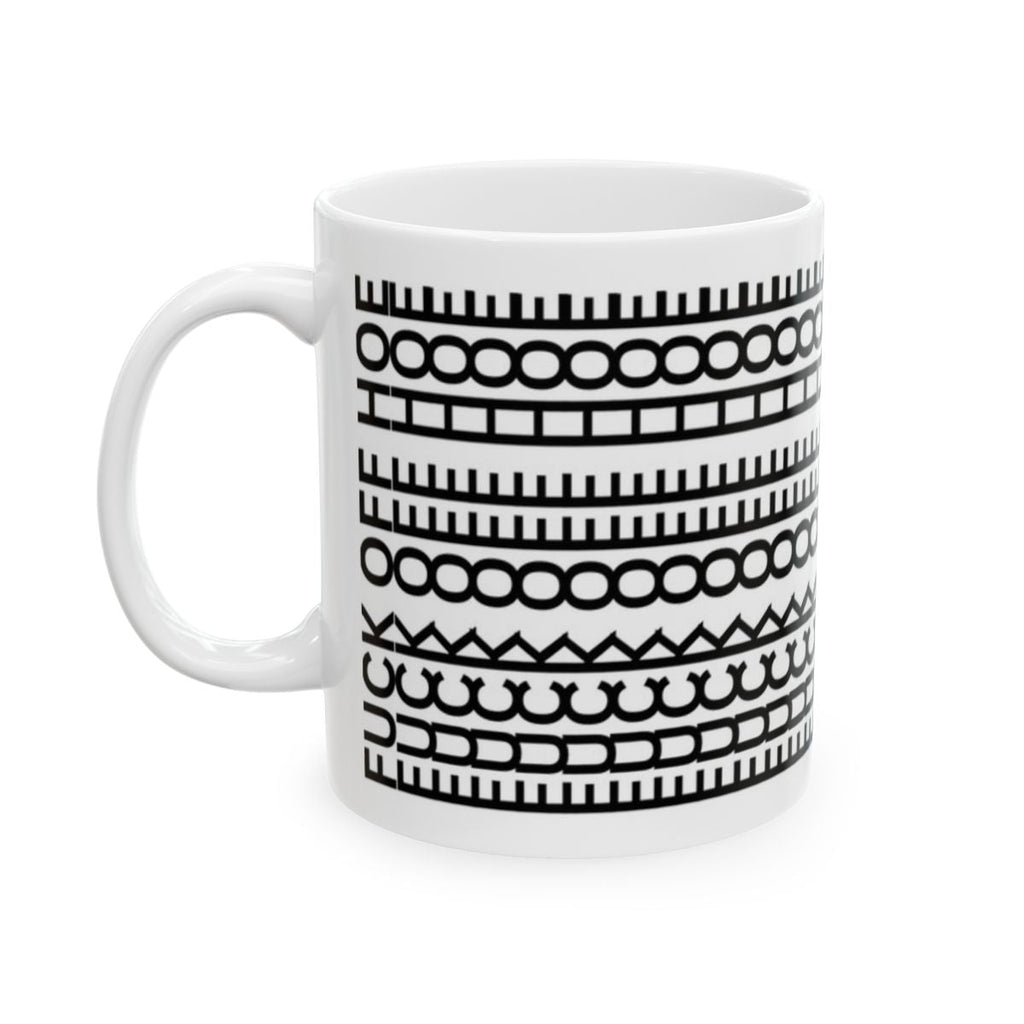 F Off hidden message mug