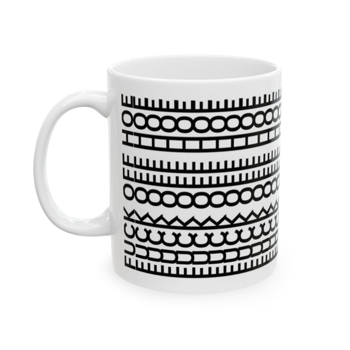 F Off hidden message mug