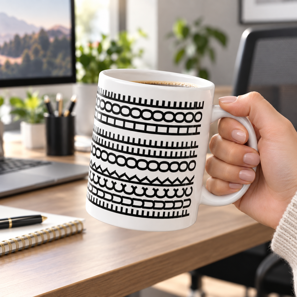 F Off hidden message mug